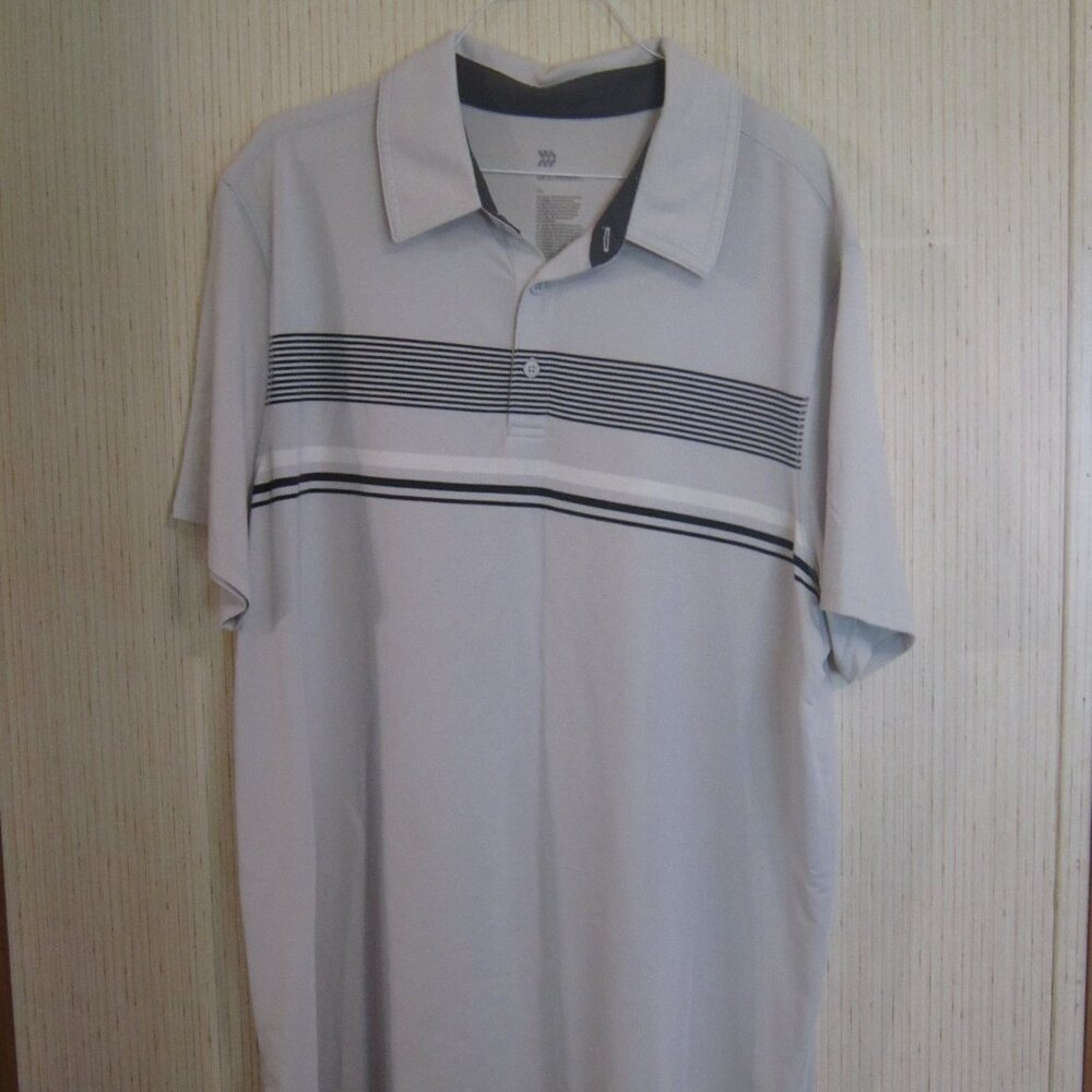 Men's Golf Polo Shirt 3 Buttons Size XL